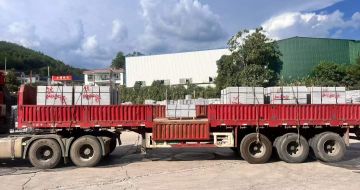 商丘 芝麻灰花岗岩地铺石出货日常