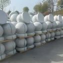 商丘 白麻花岗岩石材圆球，石球，挡车球，隔离球，景观石球，风水球等