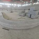 商丘 芝麻白异形坐凳，自然面光面弧形加工