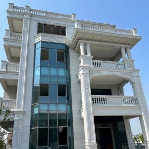 商丘 白麻花岗岩别墅外墙干挂效果展示