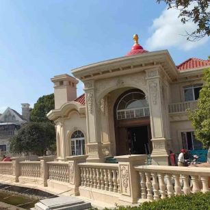 商丘 黄金麻花岗岩欧式别墅