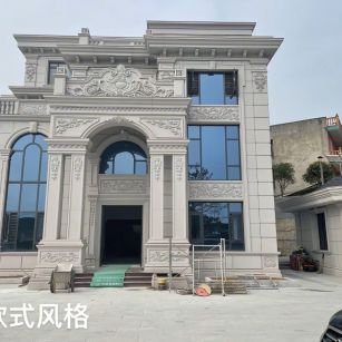 商丘 白麻花岗岩别墅外墙干挂