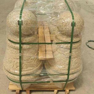 商丘 黄金麻异形定制雕花——棒棒糖挡车柱