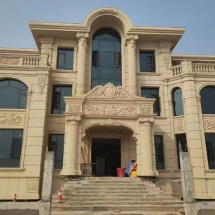 商丘 黄金麻花岗岩别墅外墙干挂