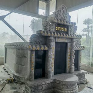 商丘 芝麻白墓碑效果展示图