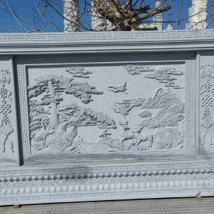 商丘 芝麻白大型照壁，屏风，影壁