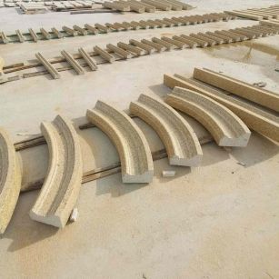 商丘 黄金麻花岗岩别墅线条