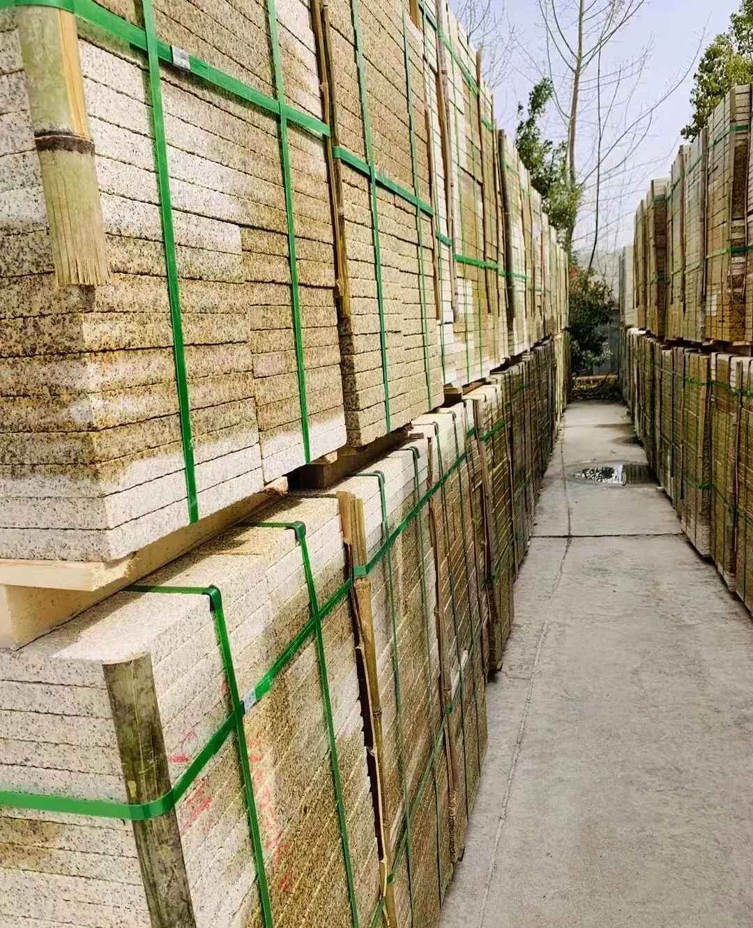 商丘 黄金麻花岗岩荔枝面地铺石