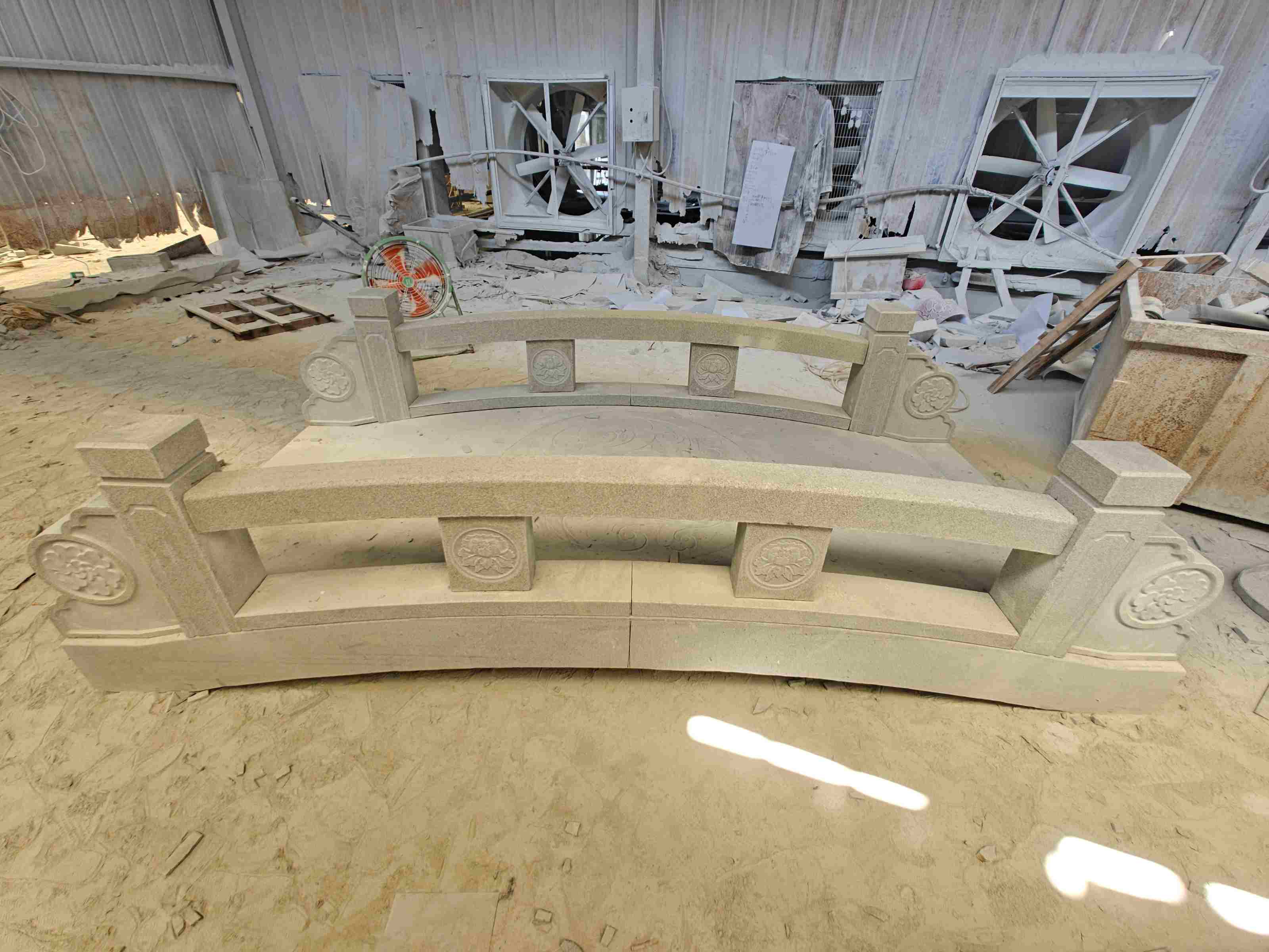 商丘 芝麻灰花岗岩异形加工-拱桥，石桥