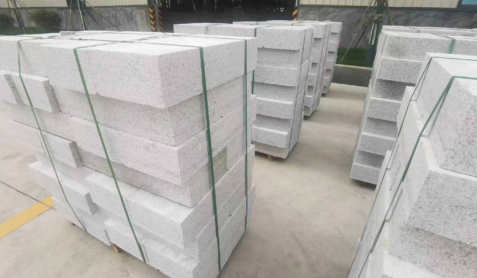 商丘 白麻花岗岩路沿石，立缘石，平缘石，路牙石，道牙石，马路牙子等