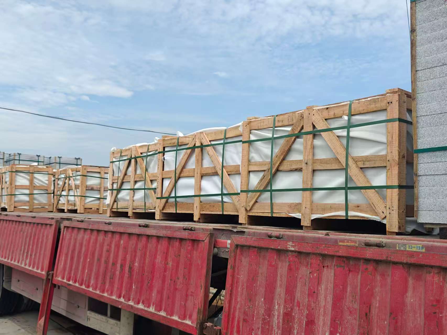 商丘 芝麻白花岗岩地铺石出口专车-泰国游