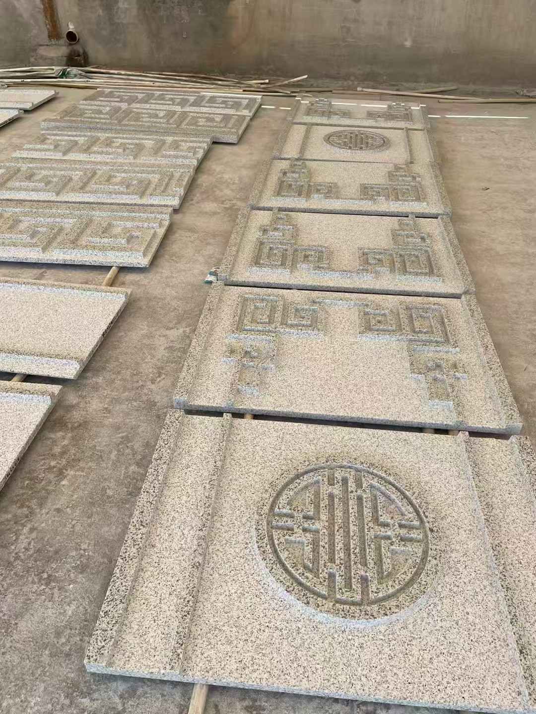 商丘 白麻花岗岩外墙立面雕刻板