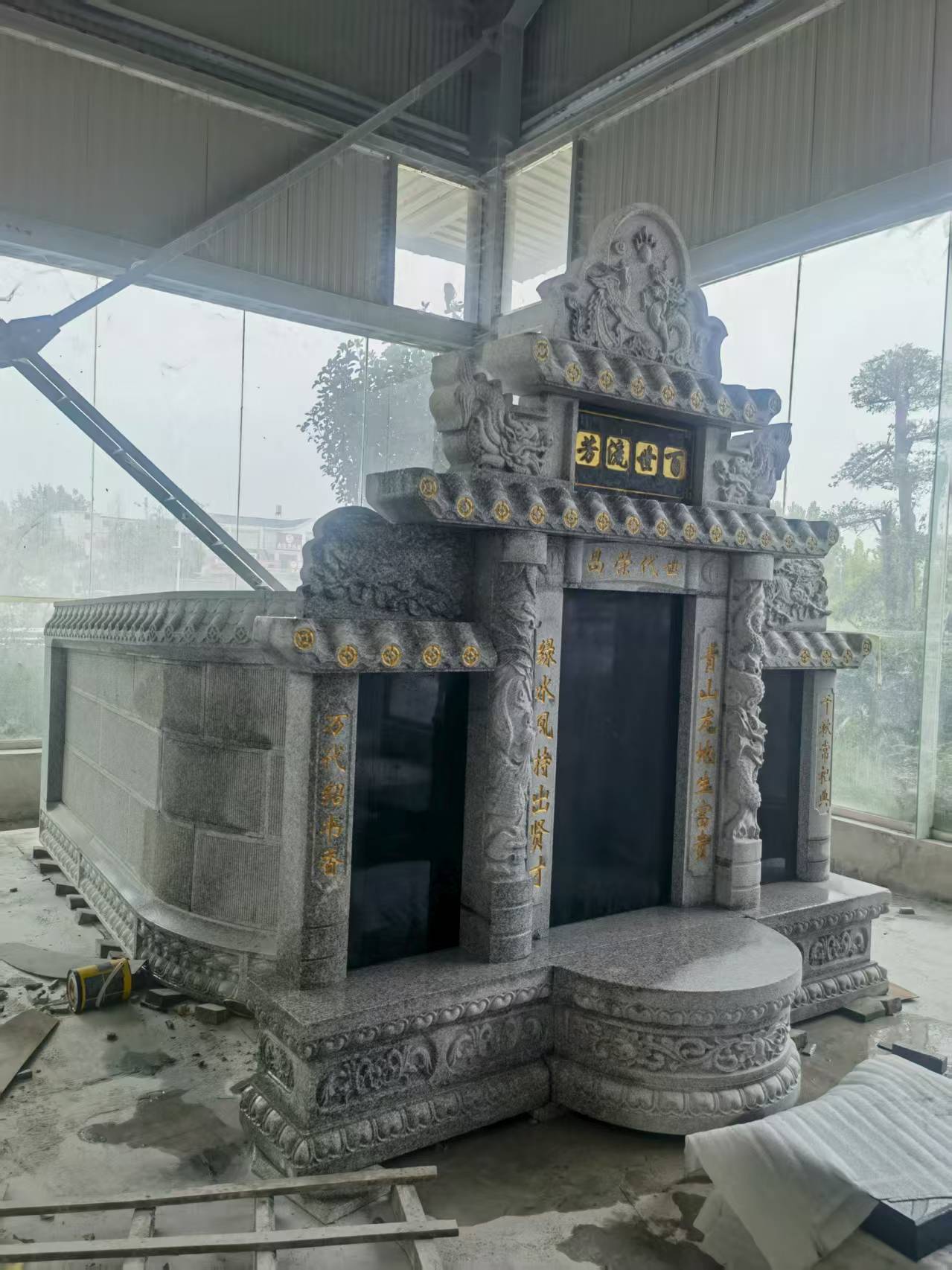 商丘 芝麻白墓碑效果展示图